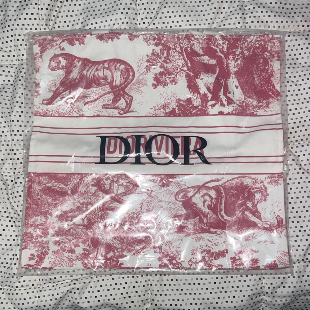 Dior Japan Exclusive Novelty Tote Red and White (NWOT) LG